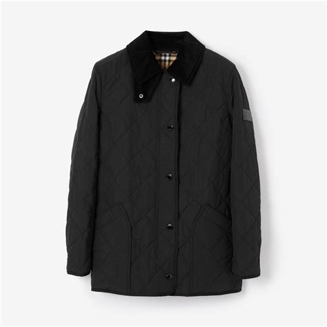 burberry finsbridge measurements|Quilted Thermoregulated Jacket in Black .